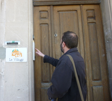 Photo d'un repas à l'accueil d'urgence.