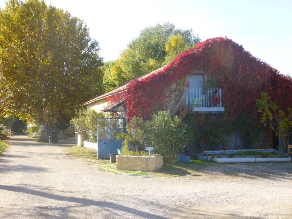 Fin de journée sur le mas du village