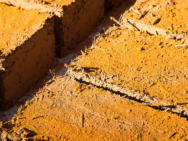 Adobes Briques de Terre moulées